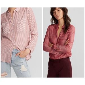 TWO small Express City Shirts
